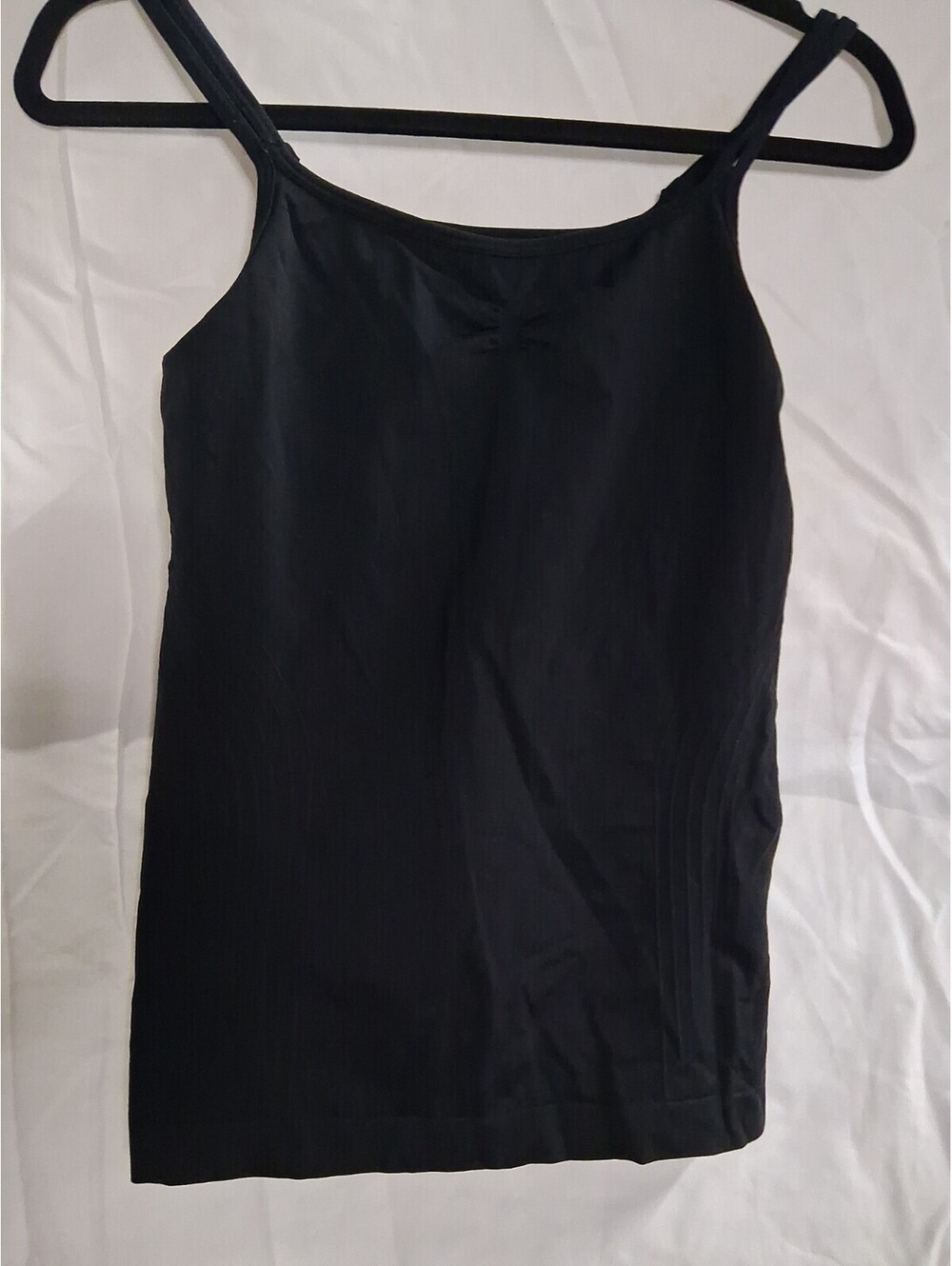Black Athletic Tank Top gap fit breathe size small H2